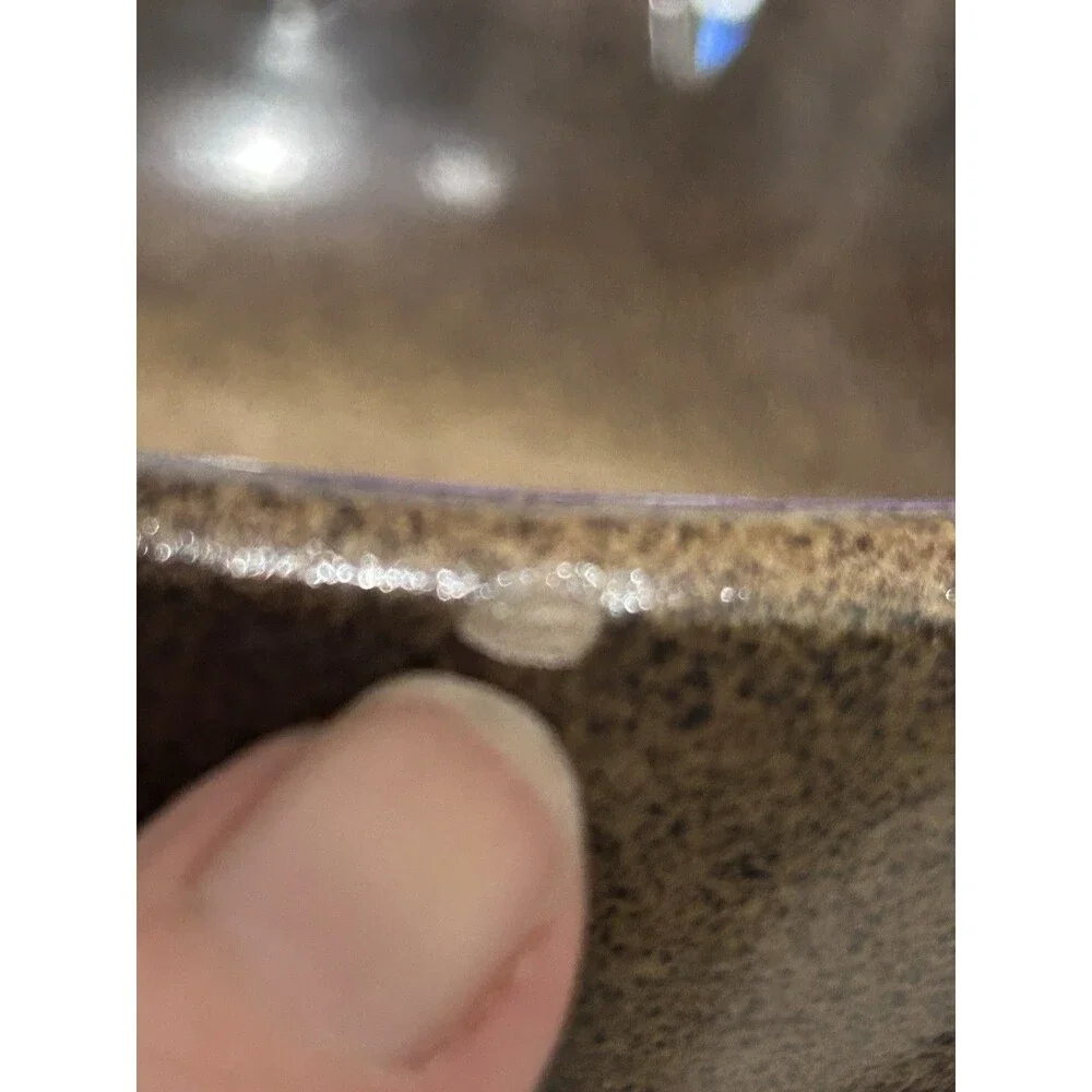 Heath speckled brown & tan 6 slot ashtray 6 1/2 x 2 in MCM Made in Sausalito CA